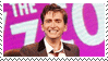 David Tennant Being Freaking Adorable Stamp by TwilightProwler
