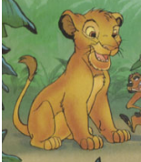 Simba w/Timon & Pumbaa