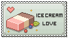 icecream love stamp by wangqr