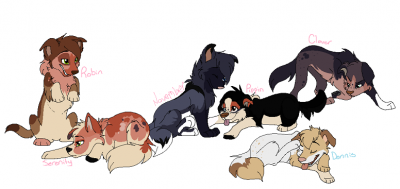 Robin, Serenity, November, Pippin, Dennis, Clover.png