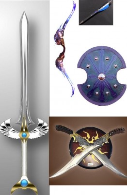 Ariana's Weapons.JPG
