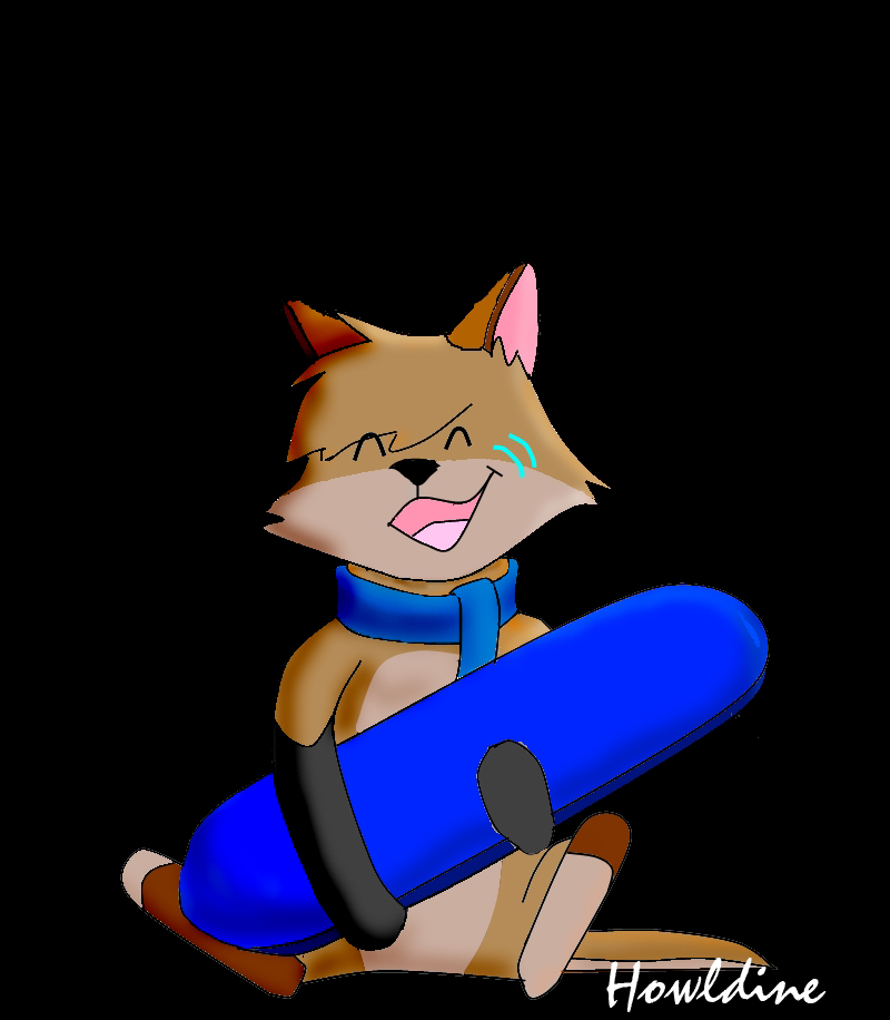 I has a new skateboard! .jpg
