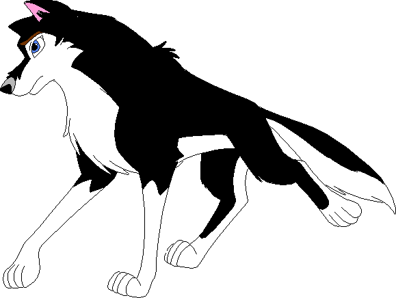 this is me as a wolf / husky