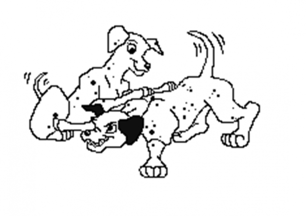 Pongo & Perdita as puppies