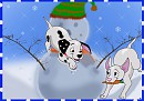 Thème  premières neiges  Le bonhomme de neige