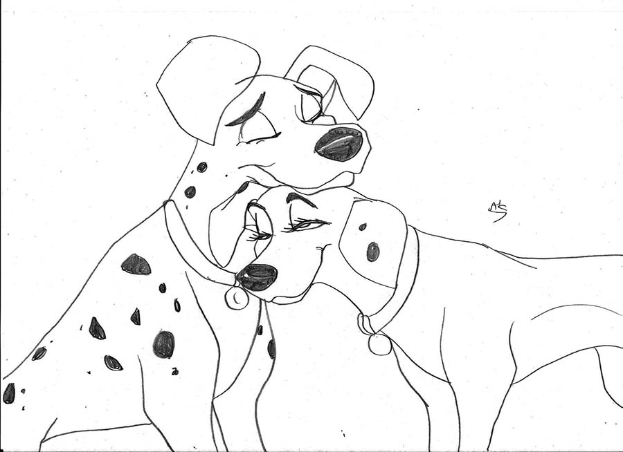 Dessin à thème saint valentin
