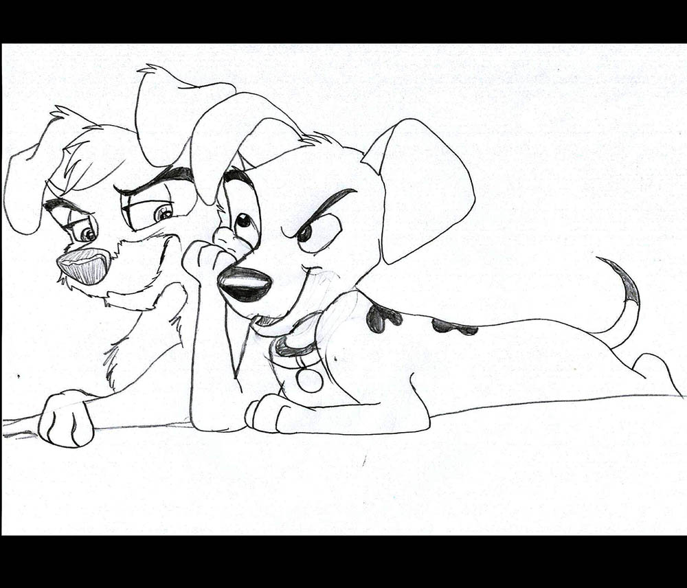 Lucky et Scamp