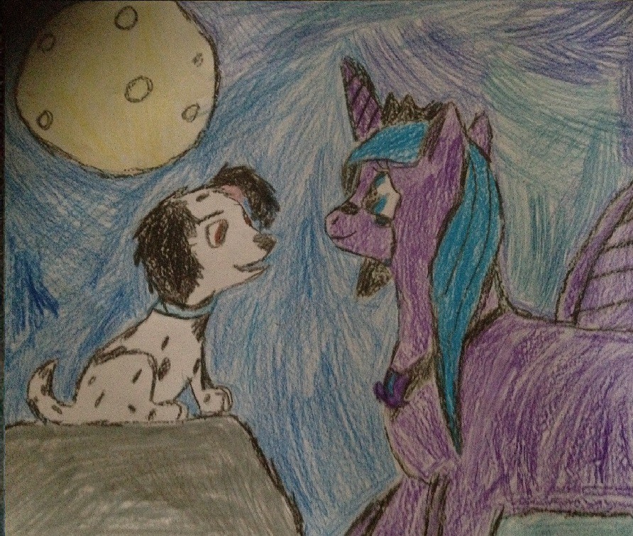 crossover: les 101 dalmas et my little pony