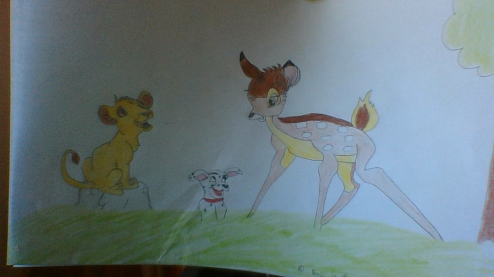 Simba, bambi et un 101 dalmatiens