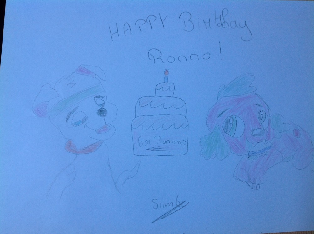 Joyeux aniverssaire Ronno < 3