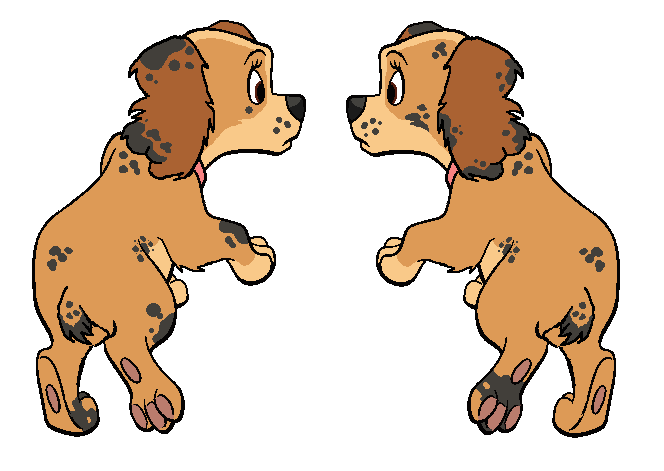 Patch and Danielle fan pup :3