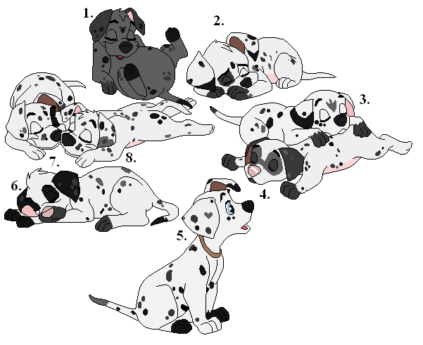 Adam and Sabine Fan Pups