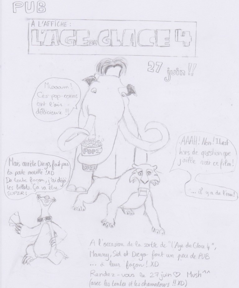 PUB : l'Age de Glace 4 !