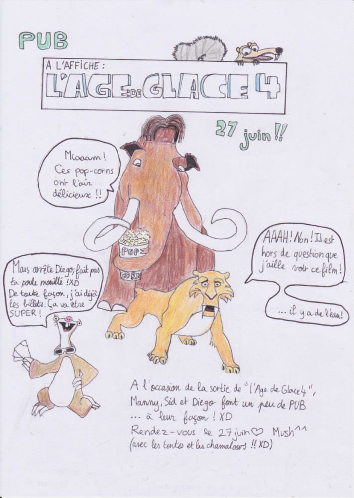 PUB : l'Age de Glace 4 ! (bis)