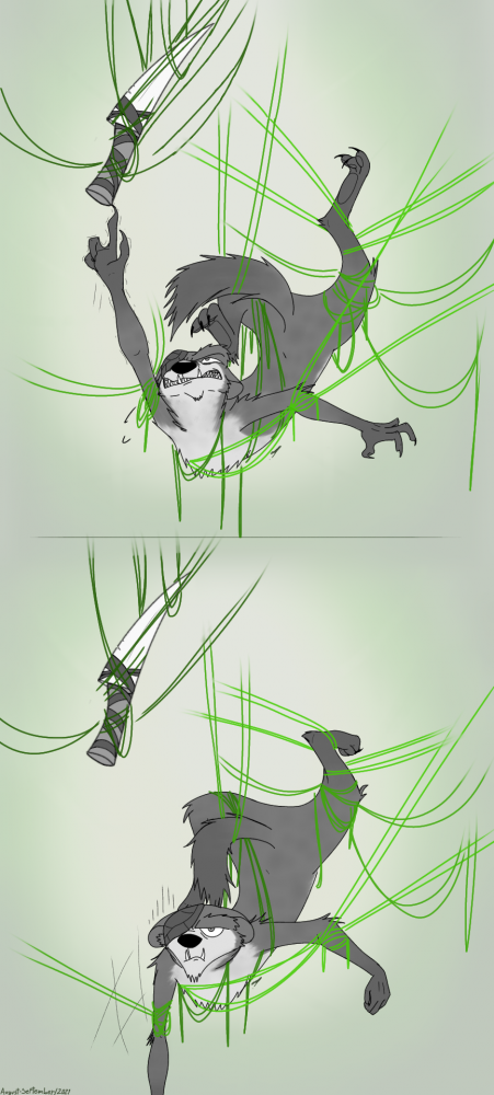 Buck is stuck.