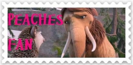 Peaches Fan STAMP