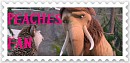 Peaches Fan STAMP