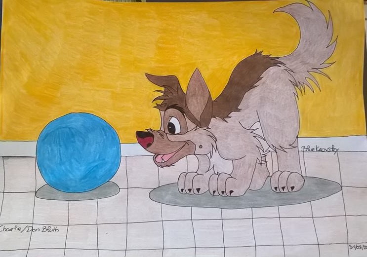 Charlie joue à la balle 