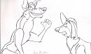Charlie Itchy Chatting Sketch