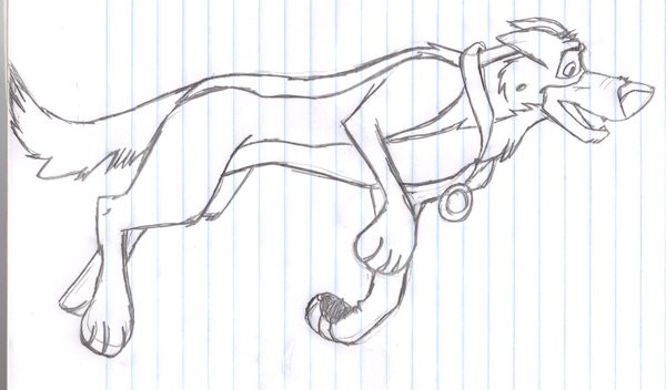 Charlie run doodle
