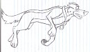 Charlie run doodle