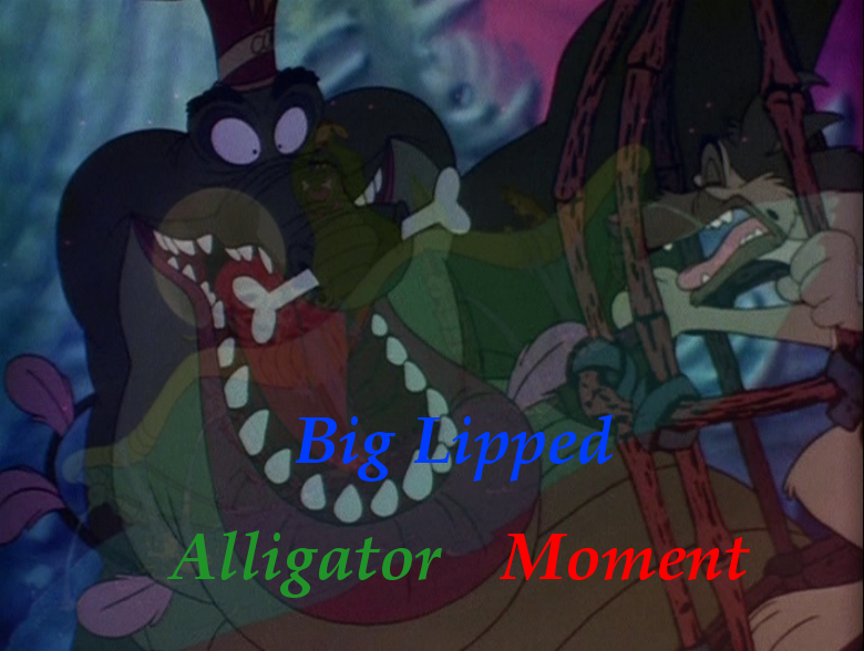 Big Lipped Alligator Moment!