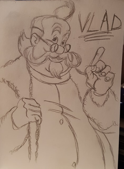 nouveux dessin de Vlad