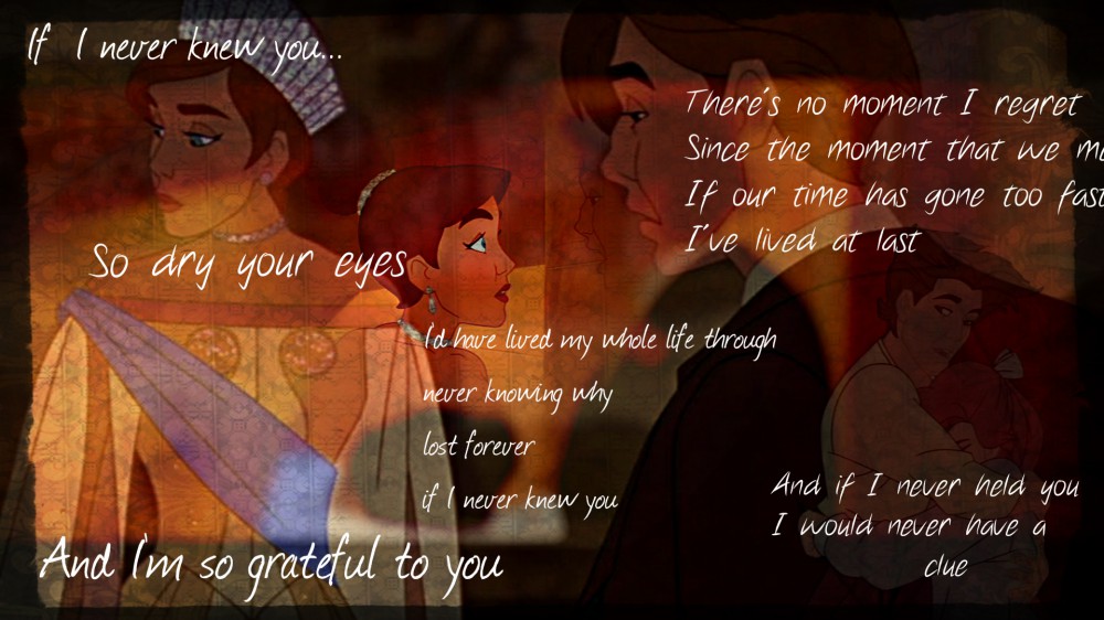 If I never knew you