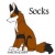 Socks Wolf love Socks