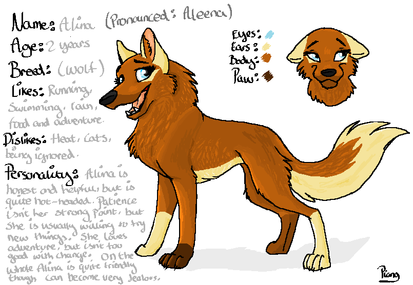 Alina (Original design drawing)