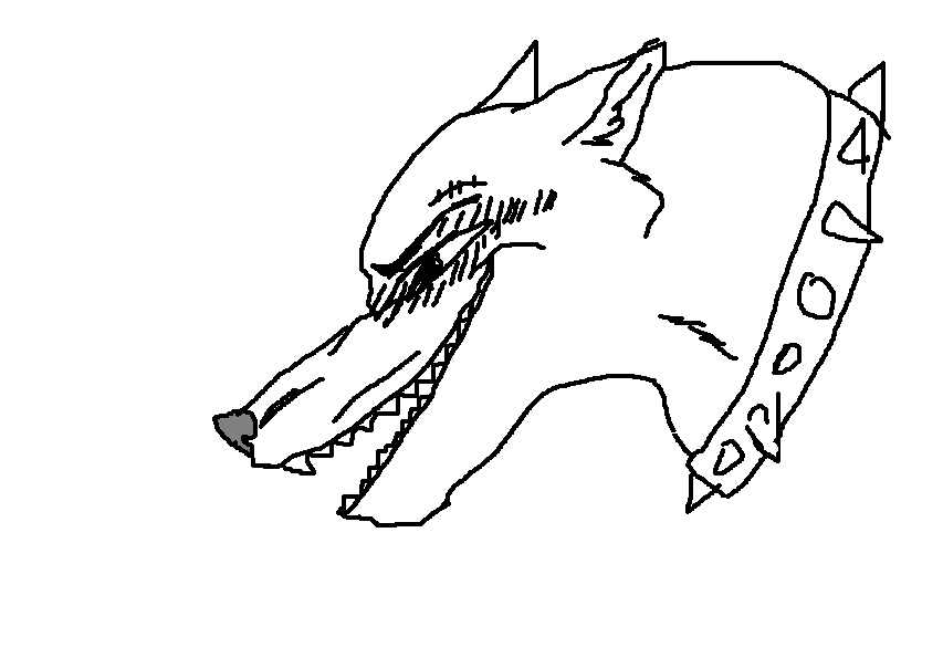 evil doodle