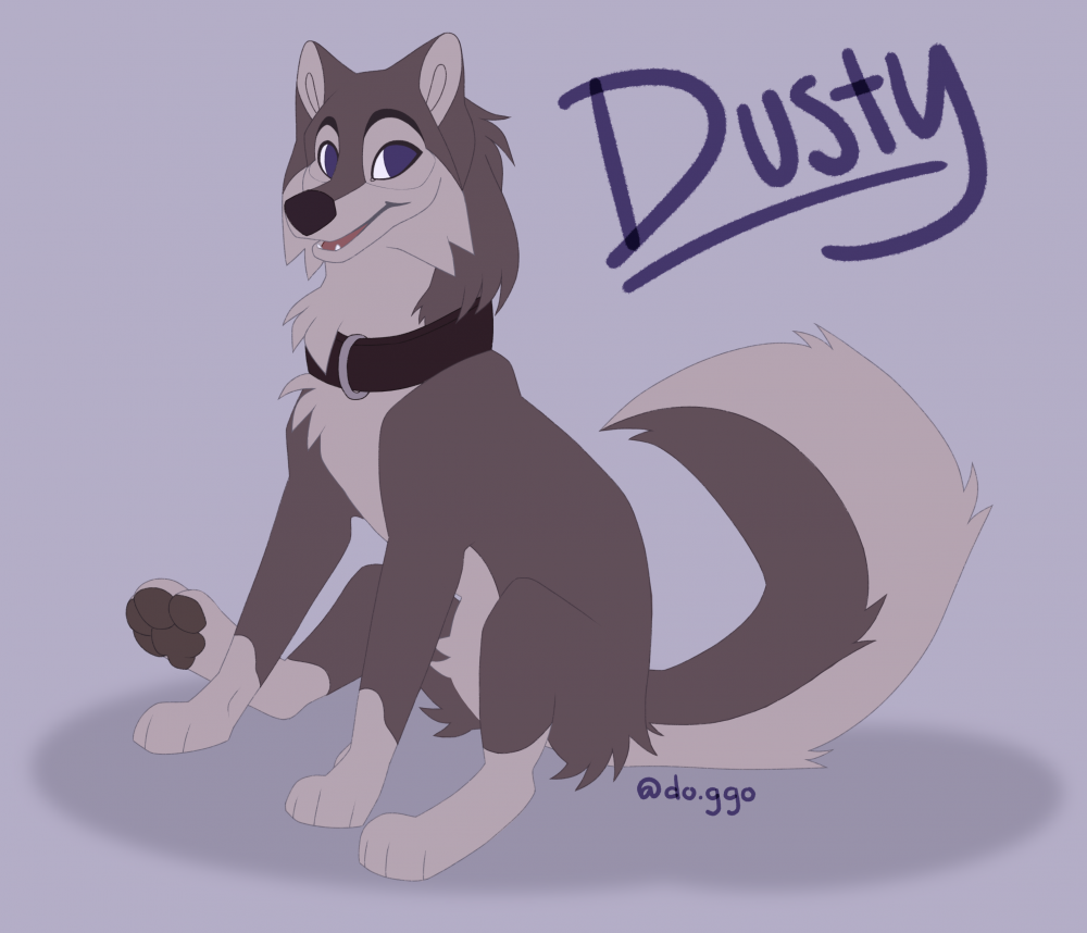 Dusty, but less poofy