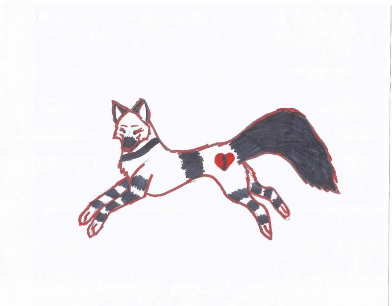 Me new fursona charrie!!! 
