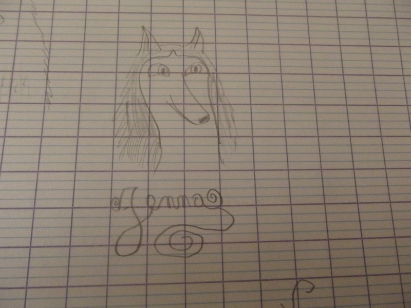 Jenna au crayon ! 