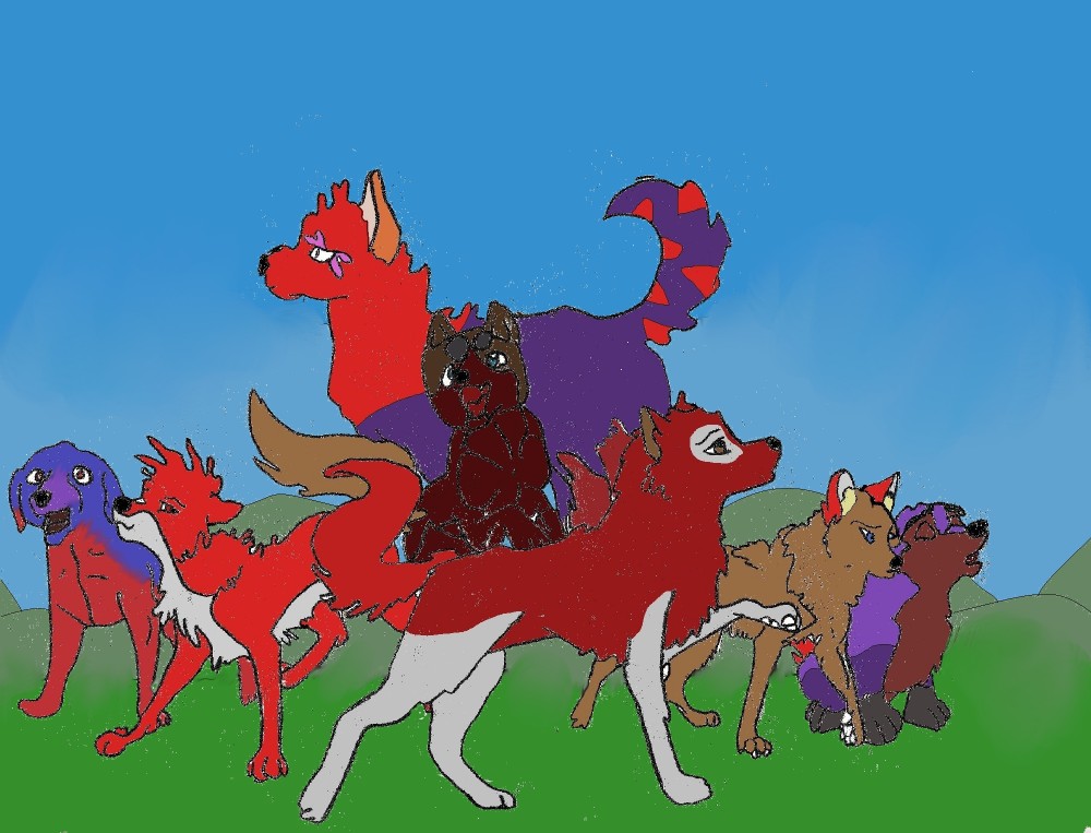 Redhot's pups