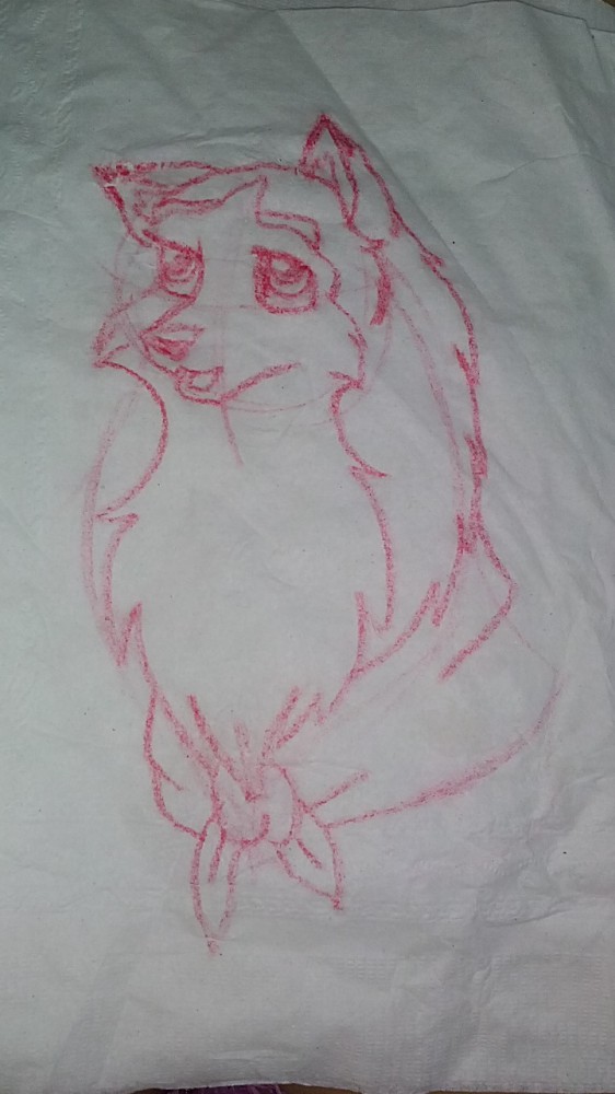 Jenna napkin drawing