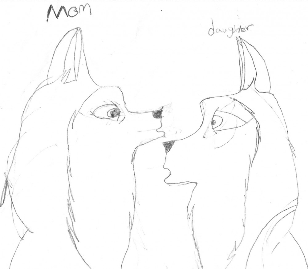 mom and daughter