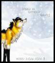 Snow is gently falling....
