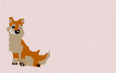 a dog