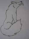 fail wolf drawing