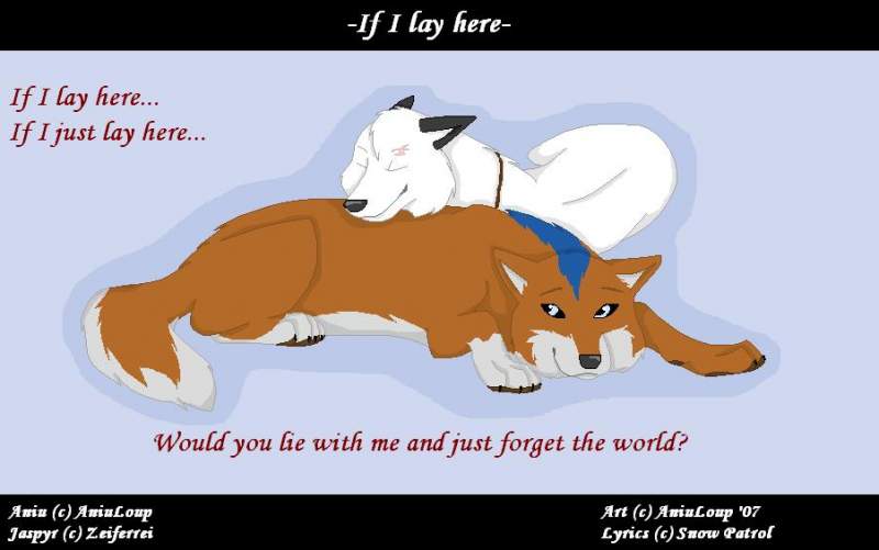 If I lay here