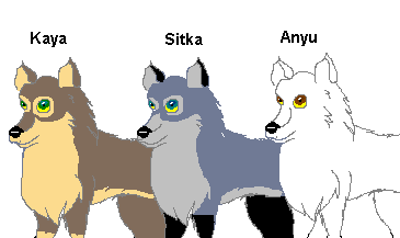 Sitka, Kaya and Anyu