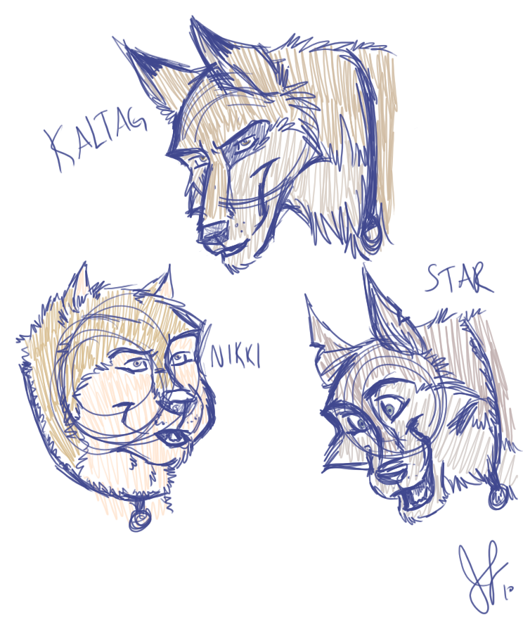 Nikki, Kaltag, & Star