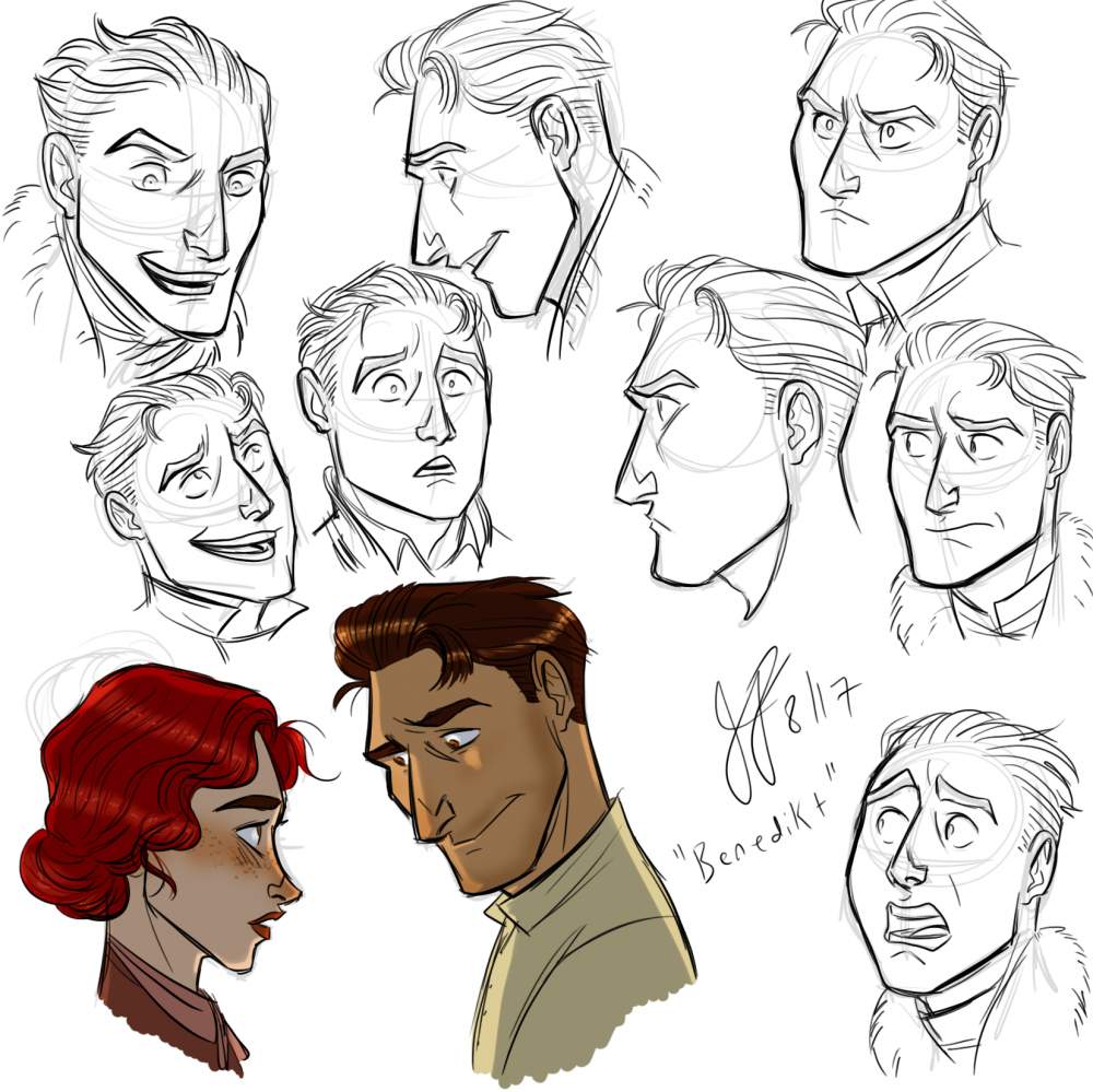 Humanized Balto Sketches