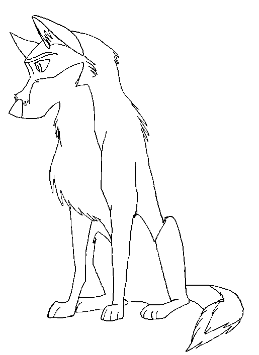 Wolf Lineart