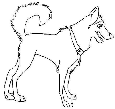 Husky Lineart