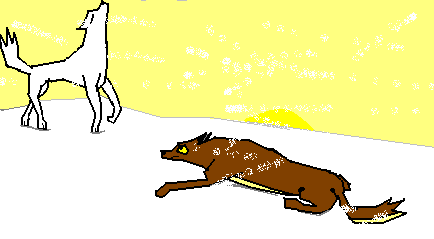 Balto and White Wolf