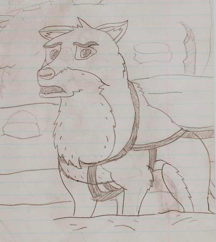 Balto on sled team