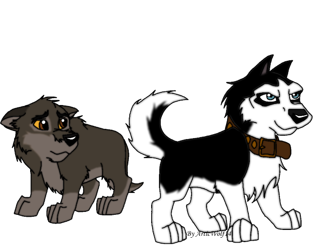 Balto and Steele pups