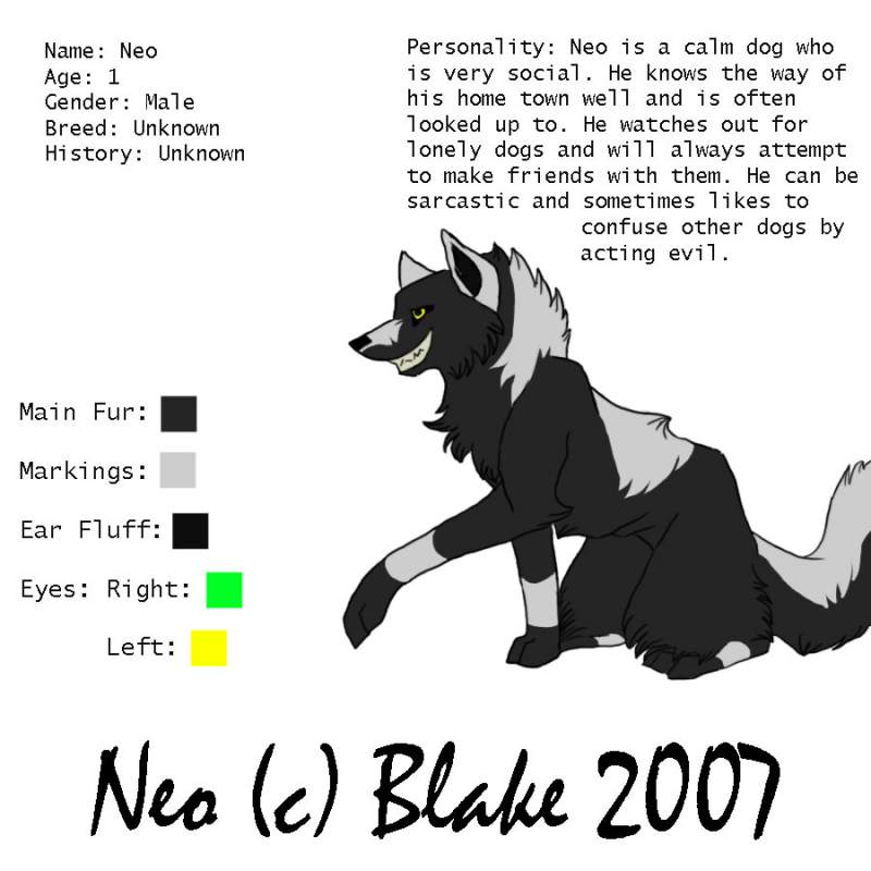 New Character - Neo